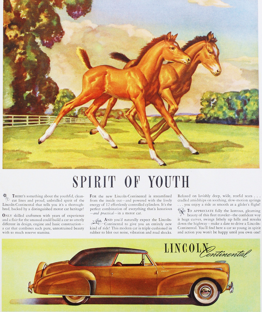 1940 Lincoln Auto Advertising
